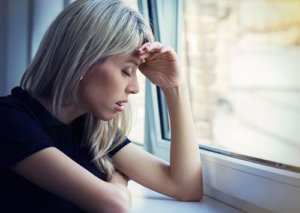 A woman deals with cocaine withdrawal symptoms
